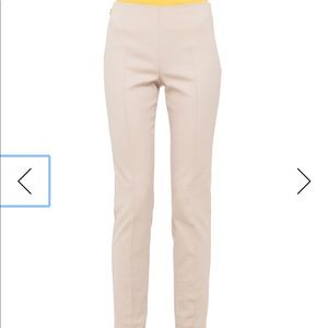 Akris Melissa Techno Slim-Leg Pants, Brown